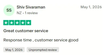 Trustpilot review from a ZyroTV customer, 7 of 9