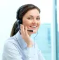 ZyroTV support agent with a headset